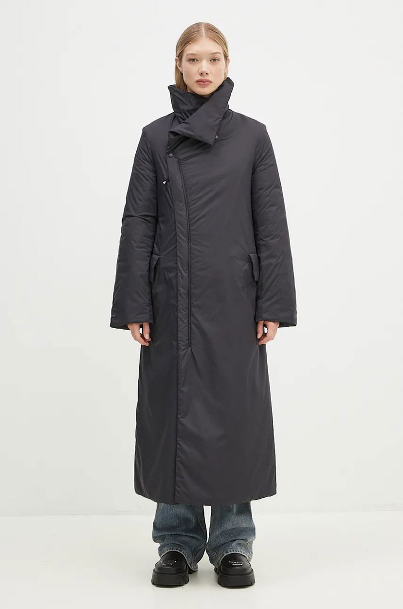 Takit Y-3 Padded Coat Long Black Musta | IW7487