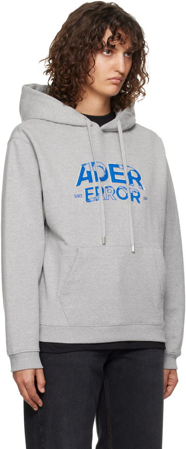 Huppari ADER ERROR Embroidered Logo Hoodie Harmaa | BN25FYHD0101GR, 4