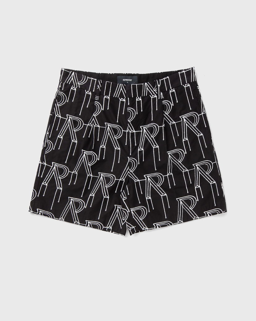 Shortsit Represent Clo Represent EMBRODIERED INITIAL TAILORED SHORT Musta | MLM717-01