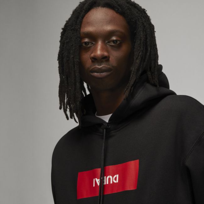 Huppari Jordan Jordan 'Dubai' Stencil Pullover Hoodie Musta | DV5663-010, 1