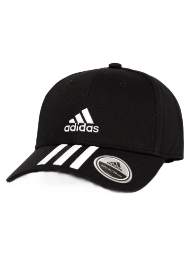 Lakit ja hatut adidas Performance Baseball 3-Stripes Twill Musta | FK0894