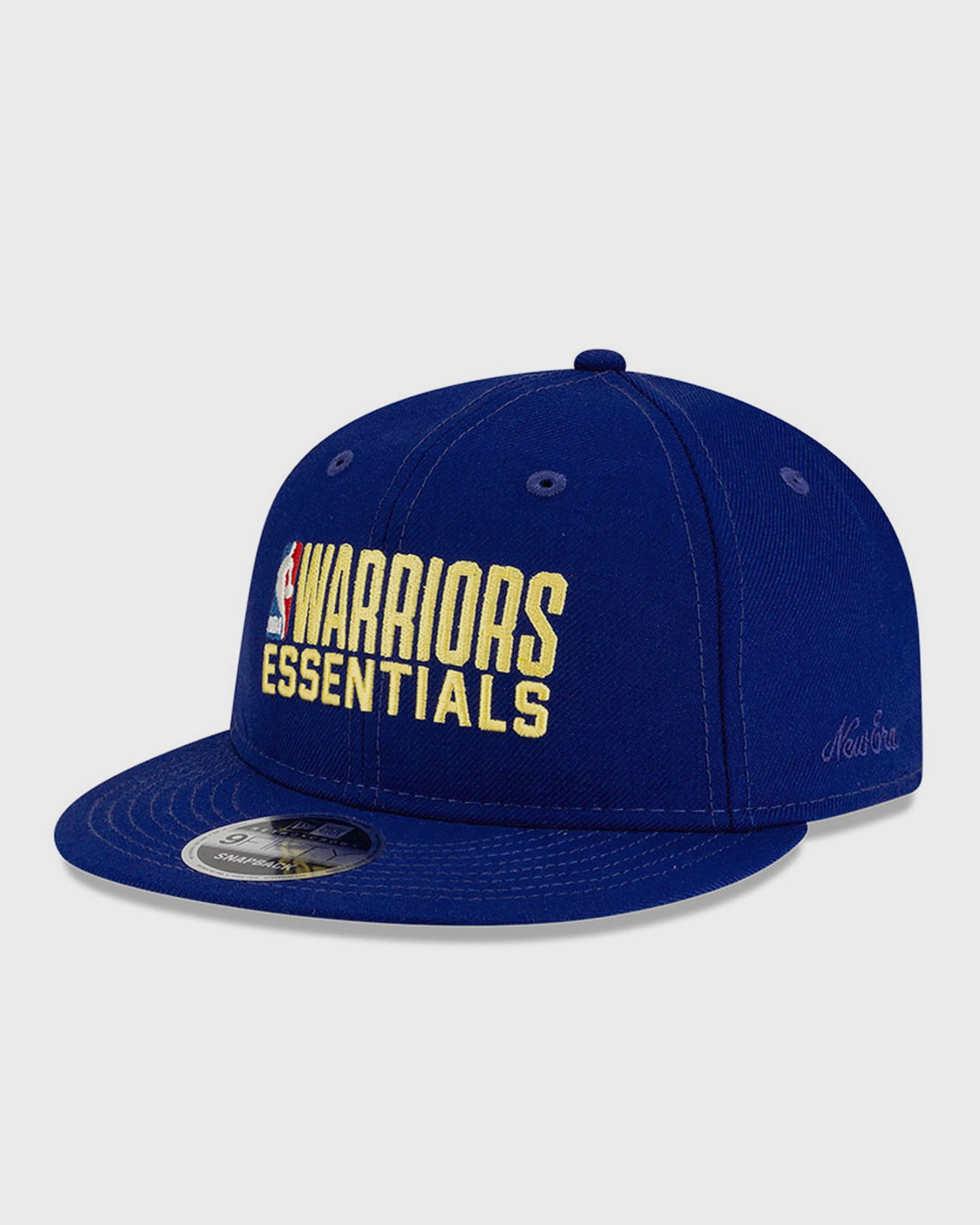 Korkki New Era Fear of God X GOLDEN STATE WARRIORS Essentials Retro Crown Flat Snapback Cap Sininen | 60792608, 1
