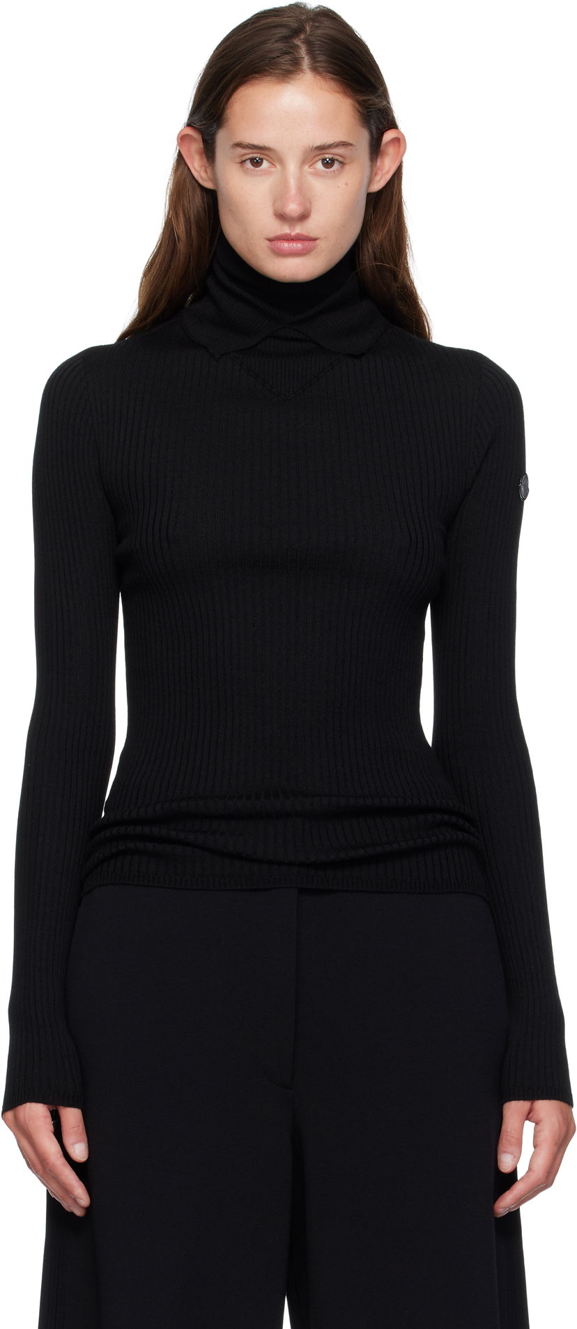 Villapaita Moncler Genius x EE72 Wool Turtleneck Musta | K24039F00001M1131