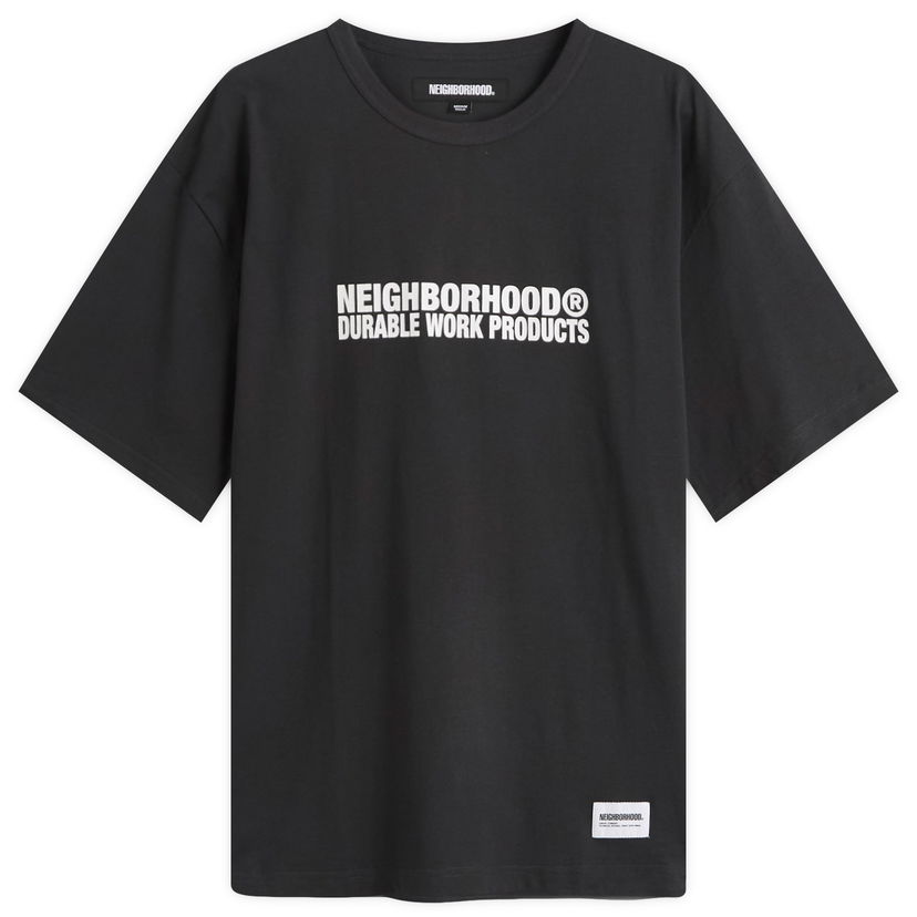 T-paita Neighborhood Sheltech Logo T-Shirt, Size Large Musta | 251BWNH-CSM02-BLK