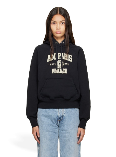 Huppari AMI Paris France Hoodie Musta | USW210.747
