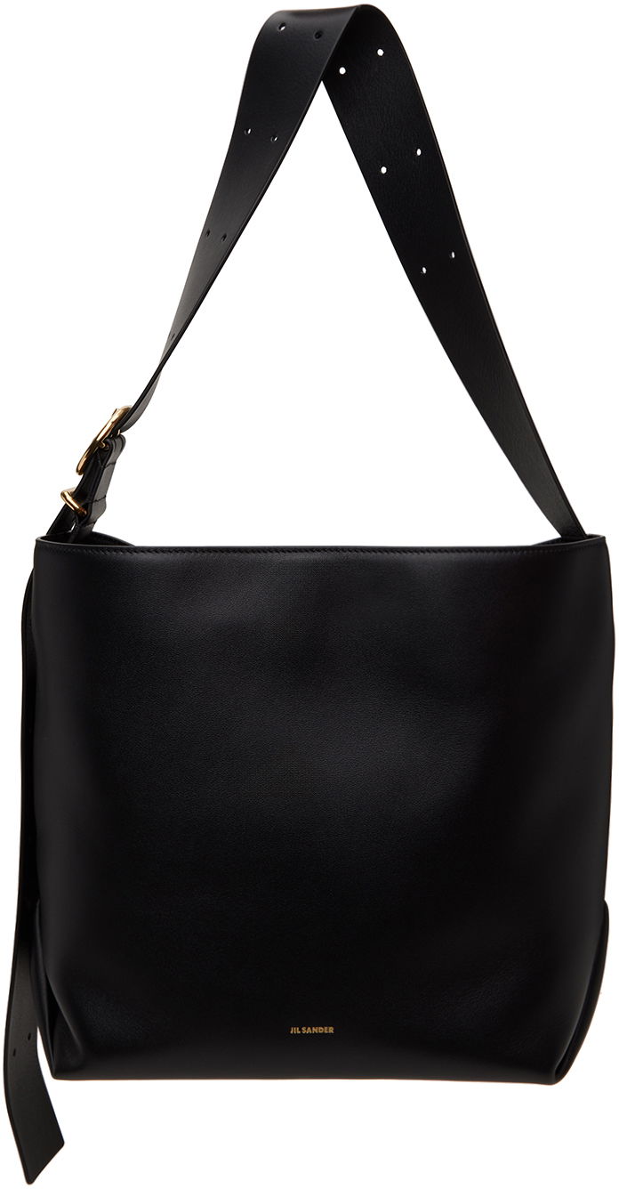 Kangaskassi Jil Sander Medium Tote Bag Musta | J07ZH0026_P6581