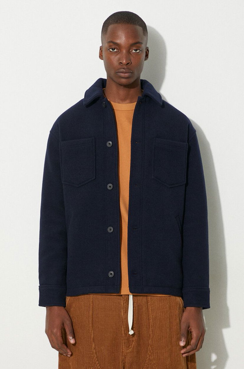 Takki Samsoe Samsoe Samsoe Samsoe Wool Jacket Tummansininen | M23300101