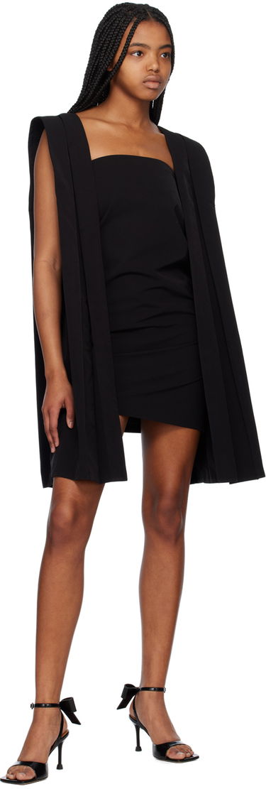 Mekko We11done Pleated Minidress Musta | WD-OP1-23-011-W-BK, 3