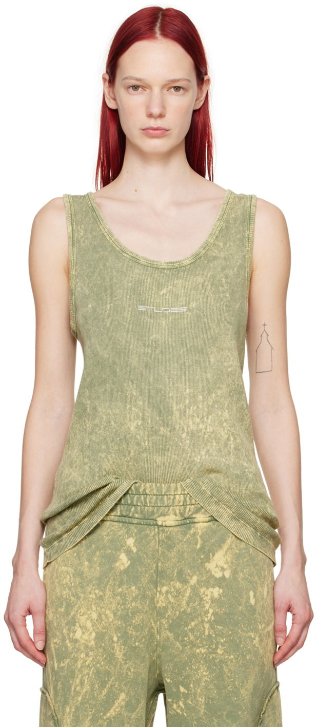 Tankkitoppi Études Études Pippen Tank Top Vihreä | E24MM161A03333