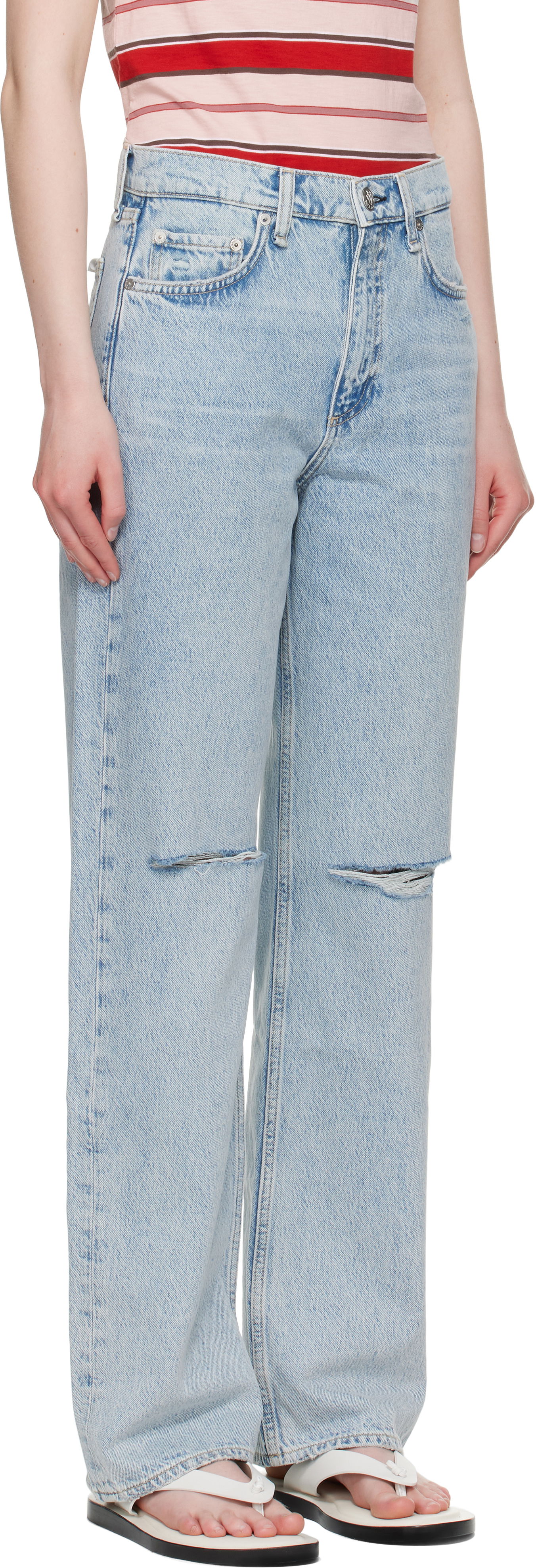 Jeans rag & bone rag & bone Shea Relaxed High Rise Jeans Sininen | WDD25P1006RGCH, 1