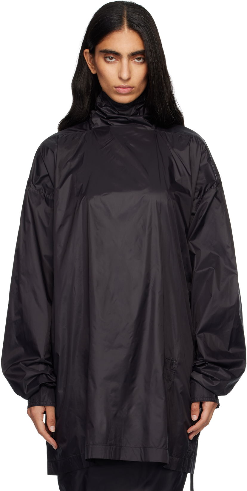 Tuulitakki Rick Owens Rick Owens DRKSHDW Concordians Jumbo Turtleneck Musta | DS02E7505 NP