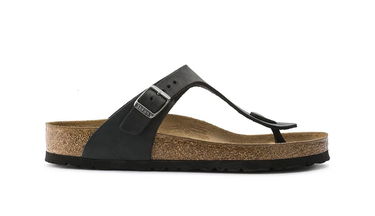 Tennarit ja kengät Birkenstock Gizeh Oiled Leather Black Regular Fit Musta | 845251, 0