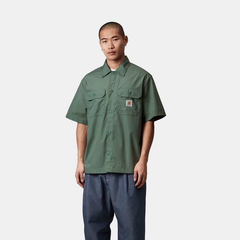 Paita Carhartt WIP Carhartt WIP Craft Short Sleeve Shirt Vihreä | I035232_9