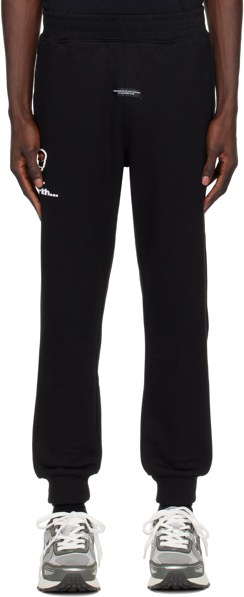 Verryttelyhousut AAPE by A Bathing Ape AAPE by A Bathing Ape Main Sweatpants Musta | AAPPTMB637XXNBKX