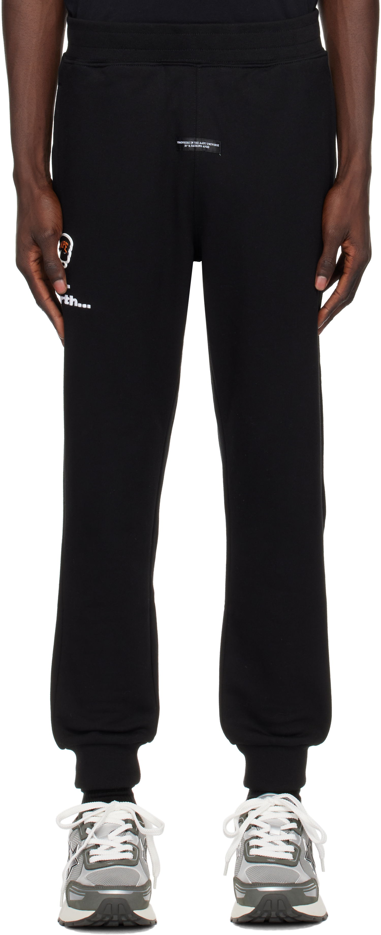Verryttelyhousut AAPE by A Bathing Ape AAPE by A Bathing Ape Main Sweatpants Musta | AAPPTMB637XXNBKX, 0