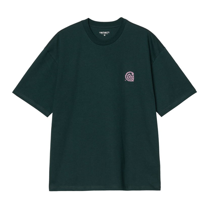 T-paita Carhartt WIP Short Sleeve Helix T-Shirt Vihreä | I035194_9