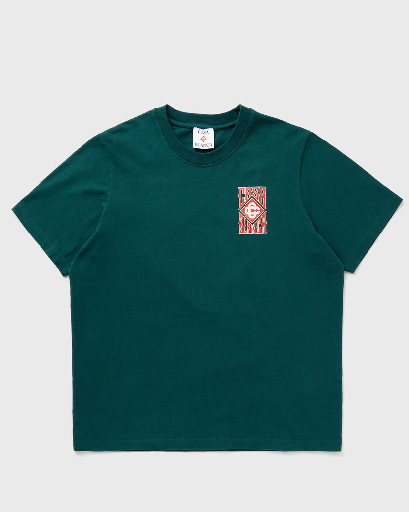 T-paita Casablanca Casablanca Gothic Stacked Logo Graphic T-Shirt Vihreä | MS25-JTS-001-06