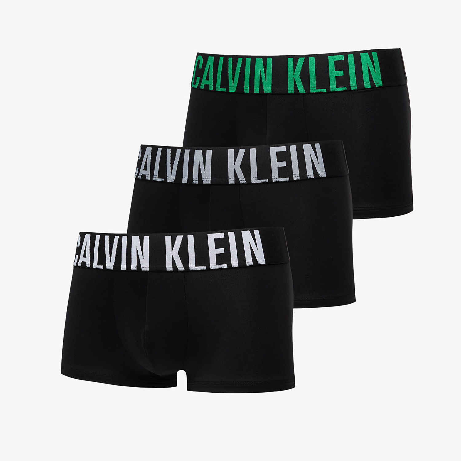 Nyrkkeilijät CALVIN KLEIN Intense Power Microfiber Stretch Low Rise Trunk 3-Pack Black Musta | 000NB3611A VPA, 0