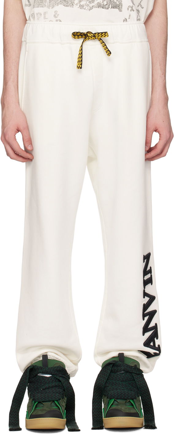 Verryttelyhousut LANVIN Future Edition Sweatpants Valkoinen | RU-TR0060-J115-P24