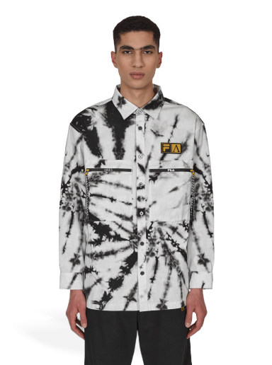 Paita Aries FILA x Tie Dye Longsleeve Shirt Valkoinen | FIAR40000 WHT