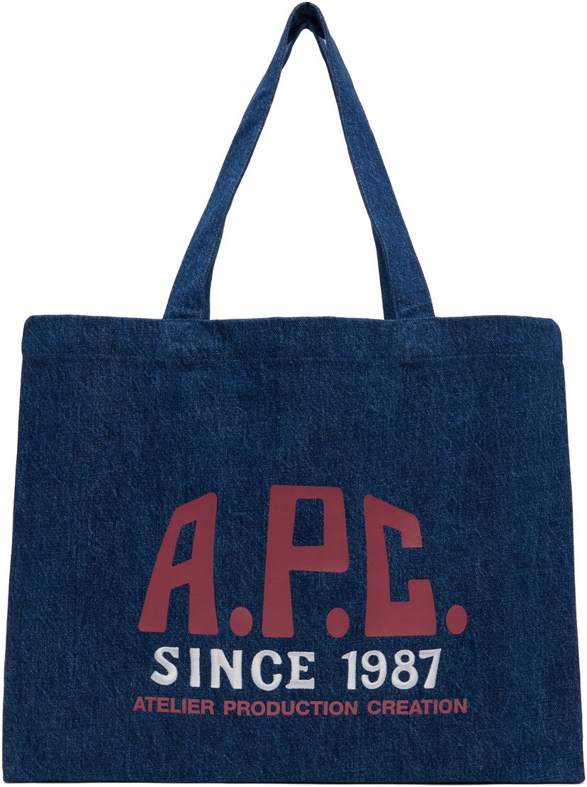 Kangaskassi A.P.C. A.P.C. Diane Carpenter Shopping Tote Sininen | COHTD-M61991