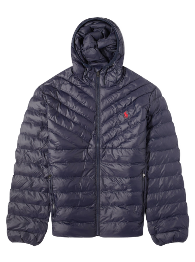 Puffer takki Polo by Ralph Lauren Polo Ralph Lauren Terra Chevron Insulated Hooded Collection Musta | 710920283001