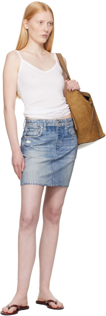 Hame rag & bone rag & bone Miramar Ponte Miniskirt Sininen | WCW25PB0030703, 3