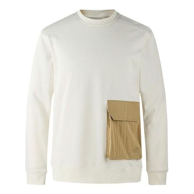 Villapaita The North Face Hybrid Pocket Crew Sweatshirt Valkoinen | NF0A87UT-QLI