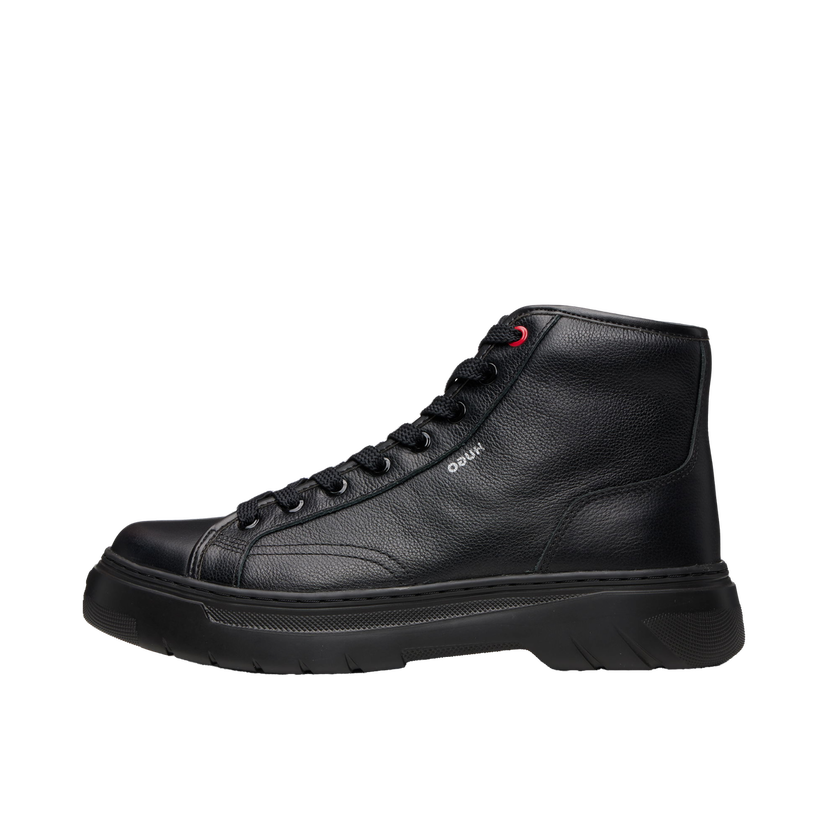 Tennarit ja kengät BOSS HUGO High-Top Grained Leather Boots Musta | 50548692