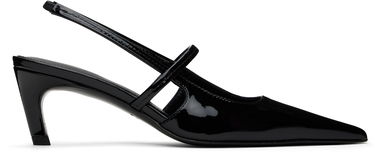 Tennarit ja kengät TOTEME Sharp Patent Slingback Heels Musta | 251-WAS821-LE0091, 0