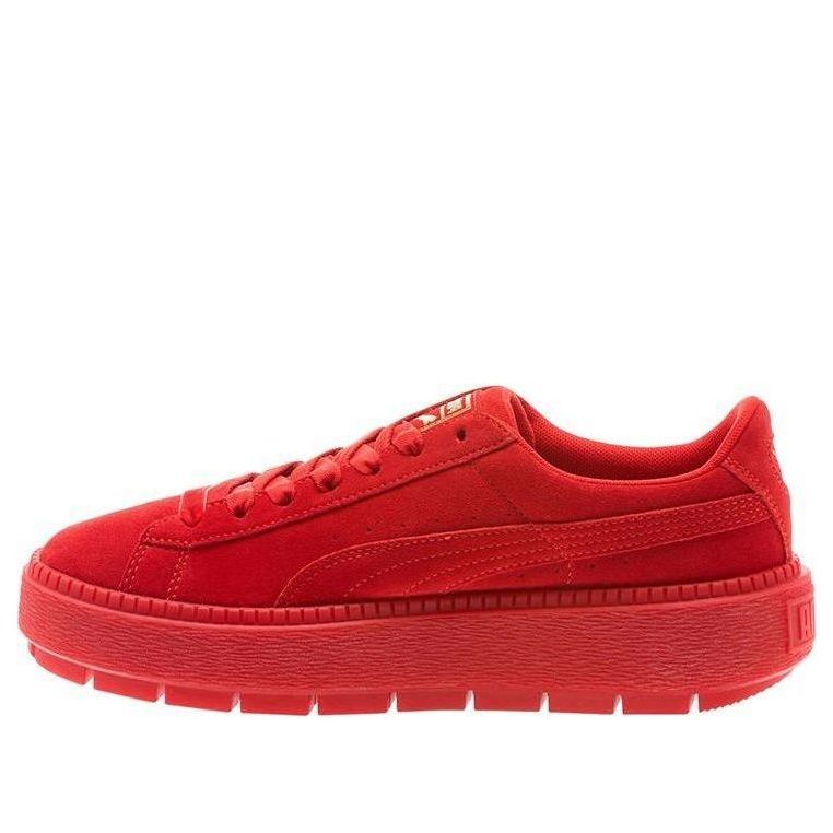 Tennarit ja kengät Puma Suede Platform Trace Punainen | 367045-01, 0
