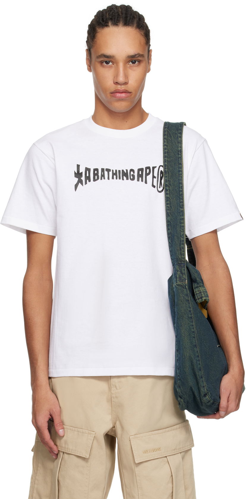 T-paita BAPE A Bathing Ape Souvenir T-Shirt Valkoinen | 001TEK801053M