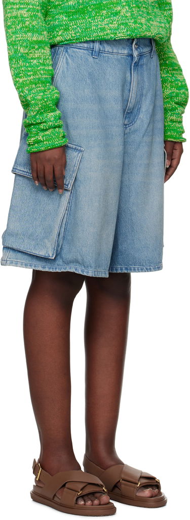 Shortsit JW Anderson JW Anderson Cargo Denim Shorts Sininen | DT0108-PG1735, 1