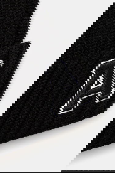 Pipo AAPE by A Bathing Ape A Bathing Ape Aape Main Knit Beanie with Logo Musta | AAPHTM5288XXNBKX, 4