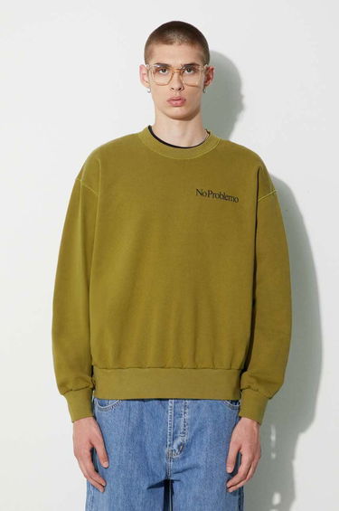 Huppari Aries Sweatshirt With Print Vihreä | FUAR20009, 0