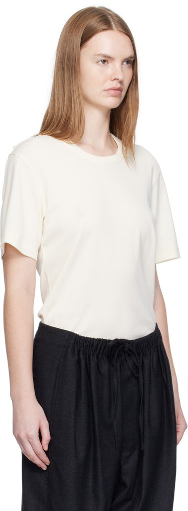 T-paita LEMAIRE LEMAIRE Rib T-shirt Valkoinen | TO1440 LJ1016, 1