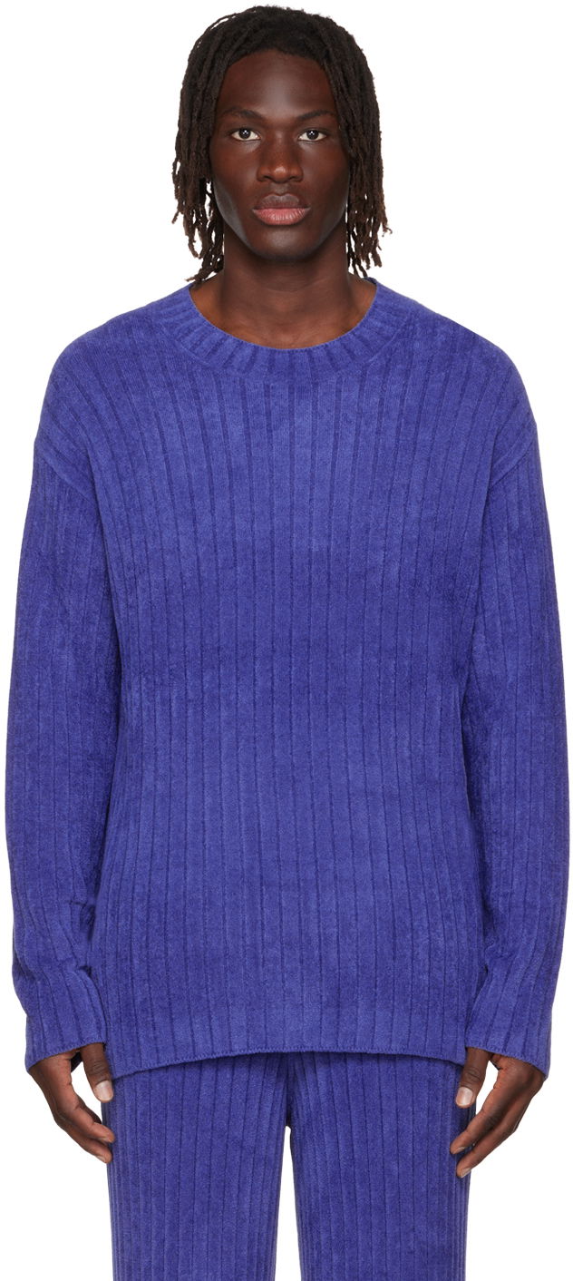 Villapaita Dion Lee Dion Lee Blueprint Ribbed Knit Sweater Violetti | C7100P22