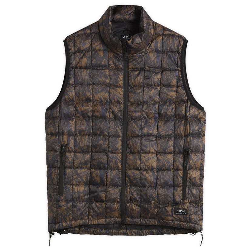 Liivi TAION Mountain 800FP Zip Light Down Vest Monivärinen | TAION-002ZXMT-800-BMD
