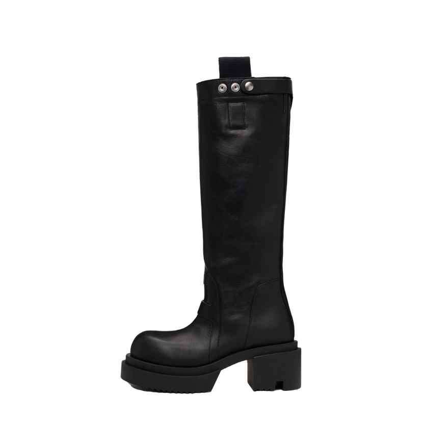 Tennarit ja kengät Rick Owens Rick Owens Concordians Pull On Mega Tractor Boots Musta | RU02E1834 LOO