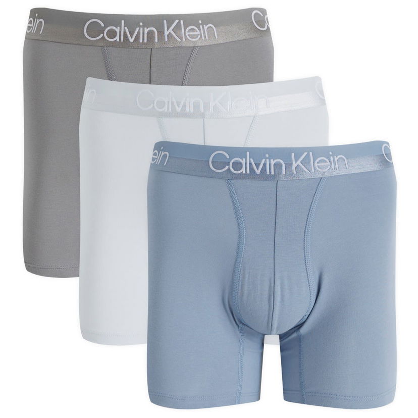 Nyrkkeilijät CALVIN KLEIN Boxer Briefs - 3 Pack Monivärinen | 000NB2971APV3