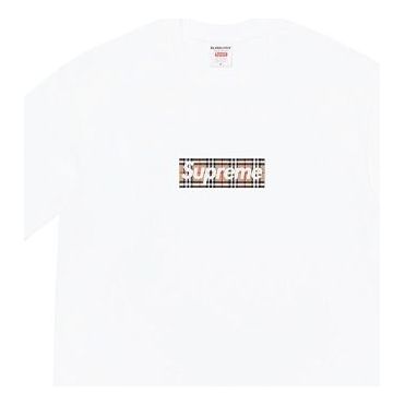T-paita Supreme Burberry Box Logo T-Shirt Valkoinen | SUP-SS22-127
