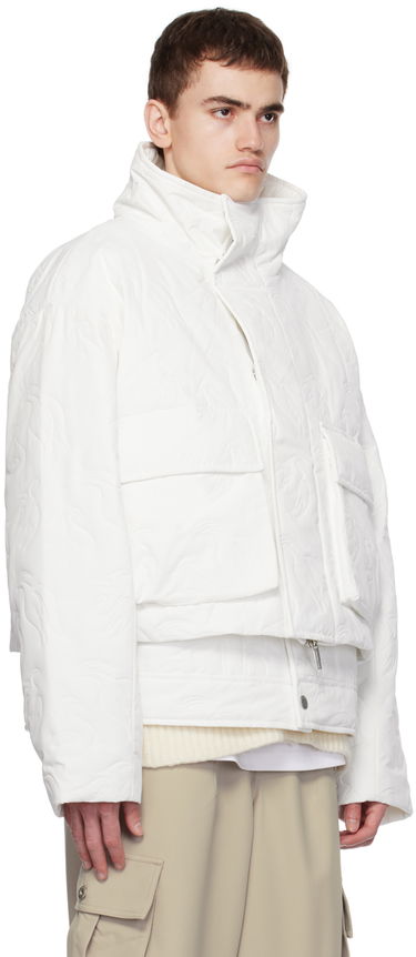 Puffer takki Feng Chen Wang Feng Chen Wang Embossed Jacket Valkoinen | FUF16JK38, 1