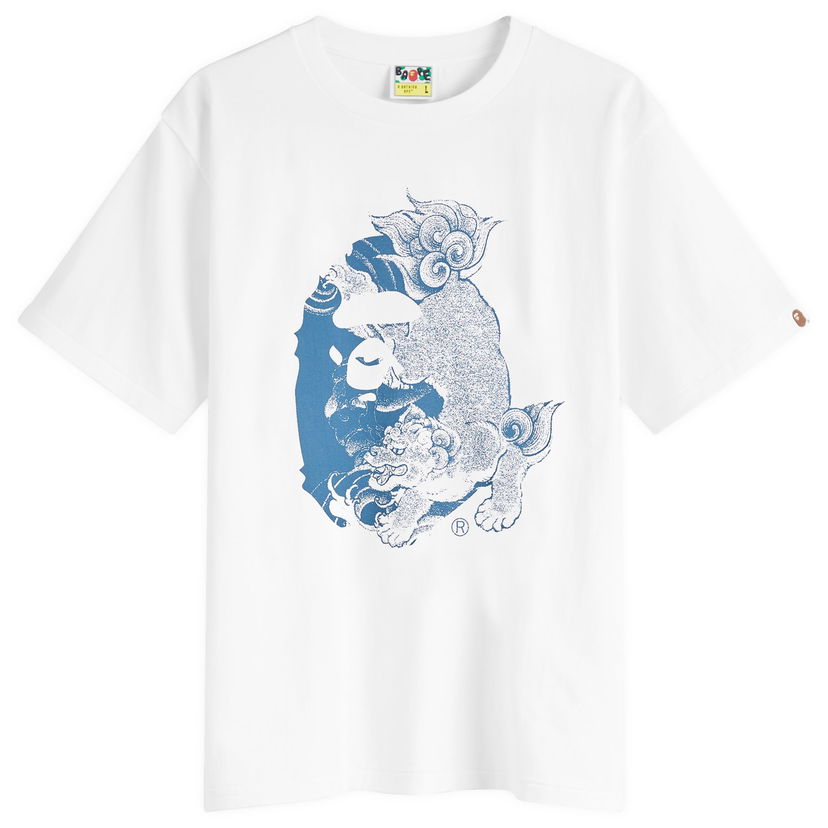 T-paita BAPE Japanese Tattoo Graphic T-Shirt Valkoinen | 001TEK801029M-WHT