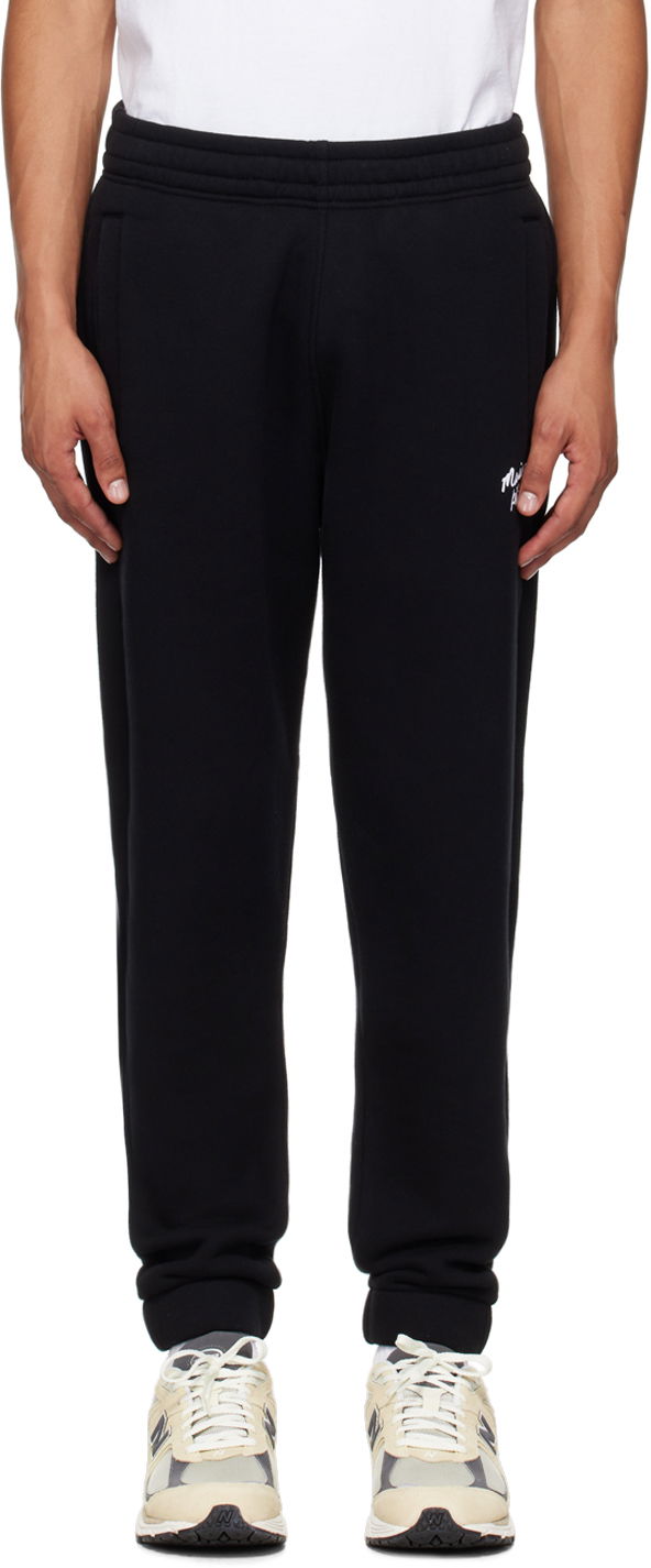 Verryttelyhousut MAISON KITSUNÉ Black Handwriting Comfort Sweatpants Musta | NM01124KM0307