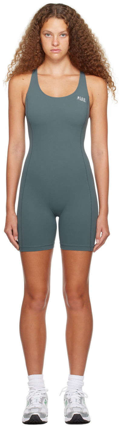 Haalari Sporty & Rich Sporty & Rich Exclusive Sleeveless Jumpsuit Vihreä | BS821VO