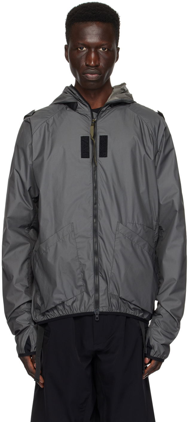 Tuulitakki Acronym ACRONYM J118-WS Hooded Shell Jacket Harmaa | J118-WS
