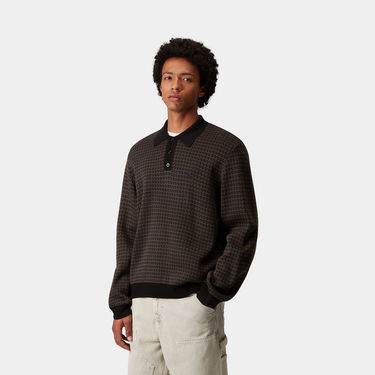 Poolopaita Carhartt WIP L/S Lowis Polo Houndstooth Monivärinen | I035395_10, 0