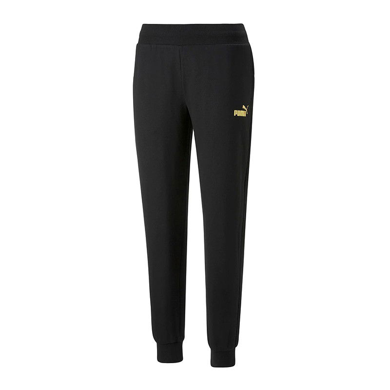 Verryttelyhousut Puma Essentials Metallic Sweatpants Musta | 849959-01
