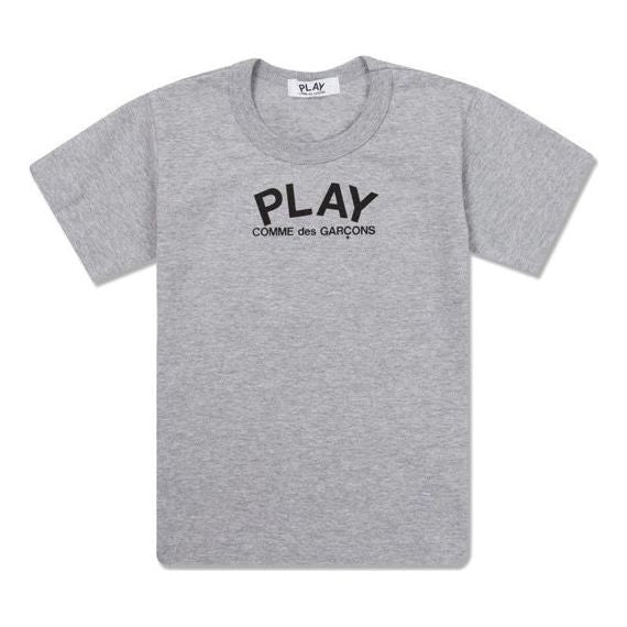 T-paita Comme des Garçons COMME des GARCONS PLAY Logo T-Shirt Harmaa | AZ-T071-051-1