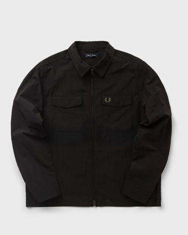 Paita Fred Perry Overshirt Pocket Musta | M5684.236, 2